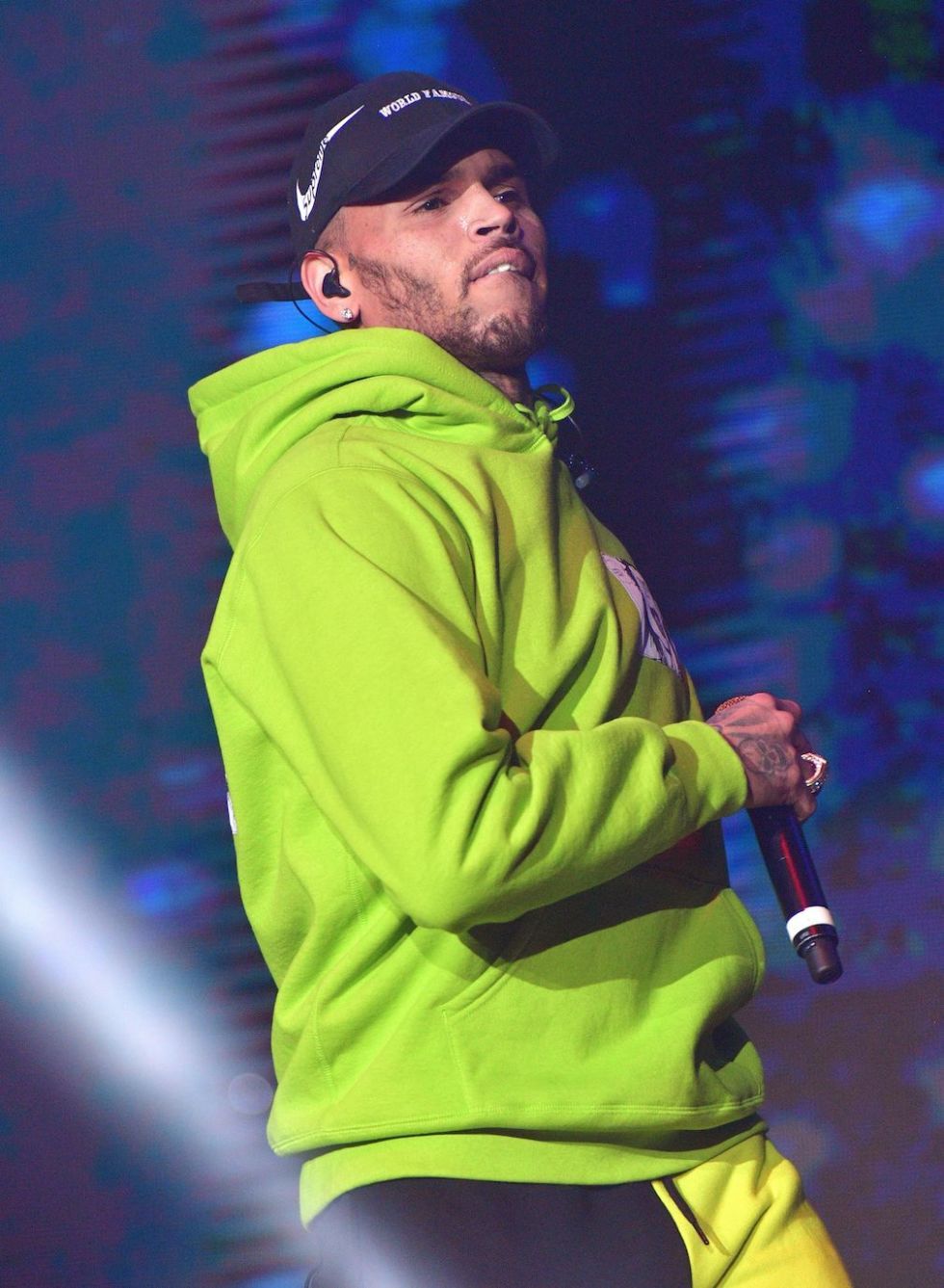 Chris Brown performs at Winterfest 2017 at Philips Arena
