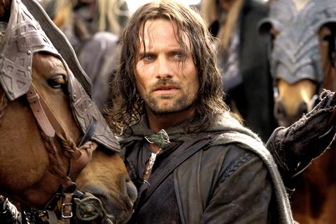 viggo mortensen as aragorn in the lord of the rings