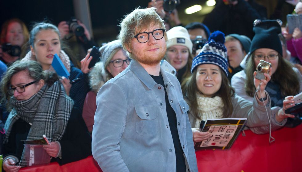 ed sheeran pictured in february 2018