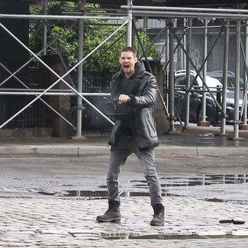 NO REUSE, screengrab, Ben Barnes filming The Punisher