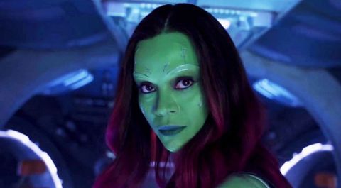 Total: 41m of 2hrs 1m (33.88% of running time)
 Gamora appears for 31m – the longest single appearance by any female character in an MCU movie (scroll down for more)
 Nebula appears for 4m 30s
 Nova Prime appears for 2m 30s
 Meredith Quill appears for 1m 30s
 Carina appears for 1m 30s 
 "