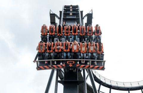 Alton Towers visitors 'stranded' on Oblivion rollercoaster for 30 minutes