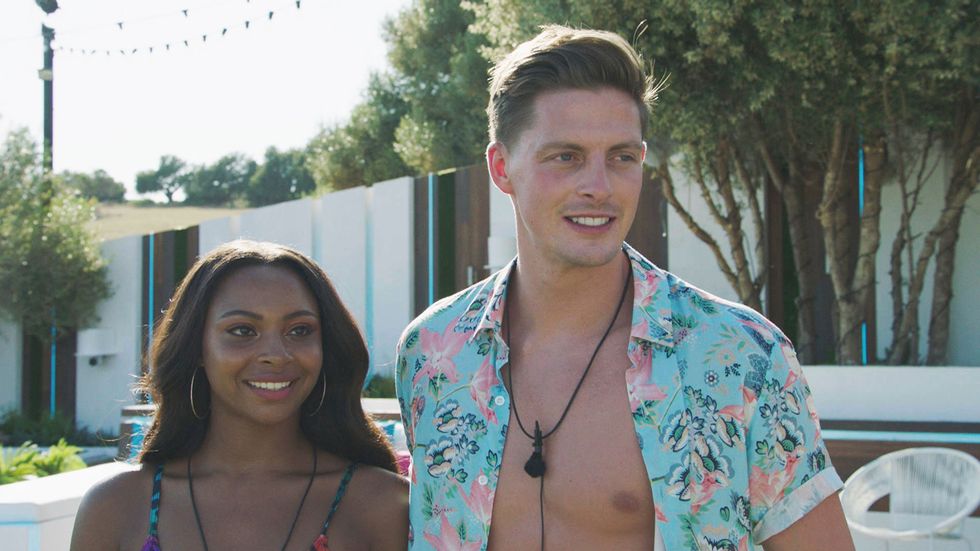 EMBARGOED 10:30pm Monday 4th June, Love Island 2018, Samira Mighty, Alex George, Day 1, Couple up