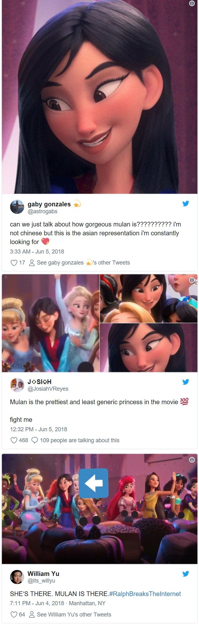 Disney fans debate Pocahontas and Mulan 'whitewashing' after Wreck-It ...