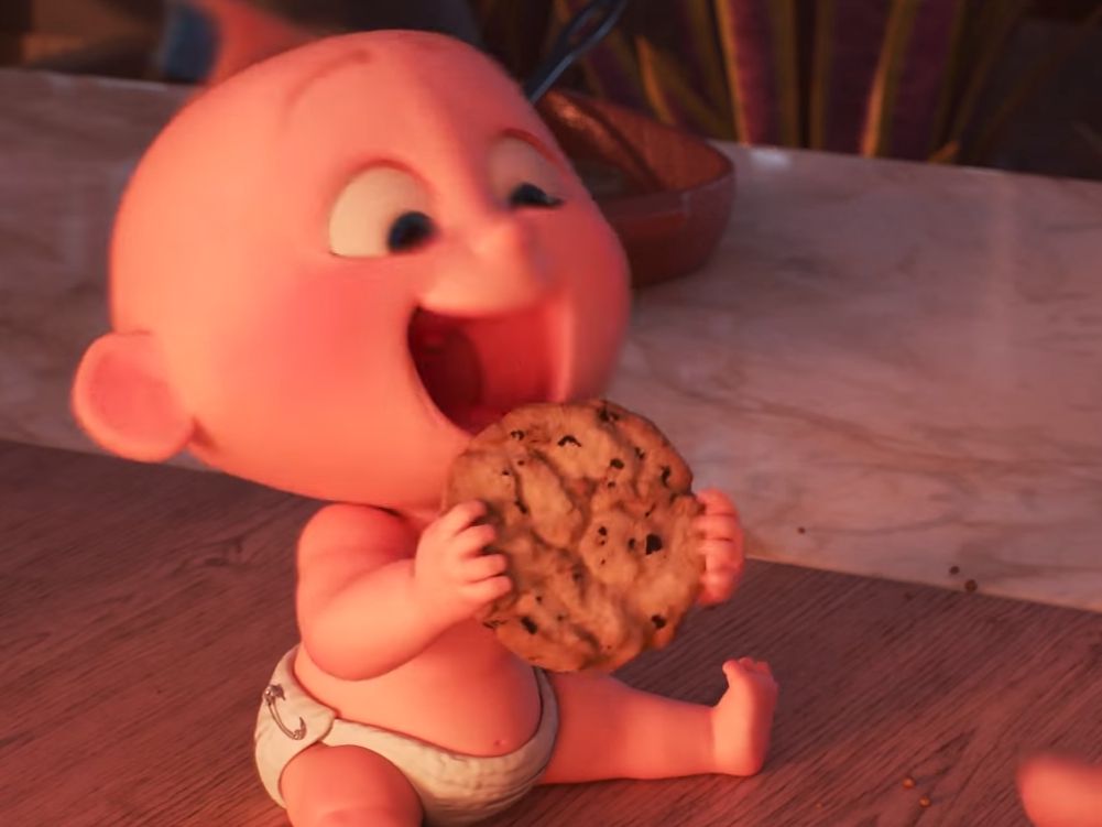 INCREDIBLES 2 Movie Clip - Baby Jack Jack Goes Crazy For Cookies