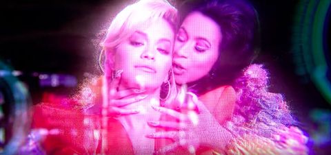 Rita Ora and Cardi B in the video for 'Girls'