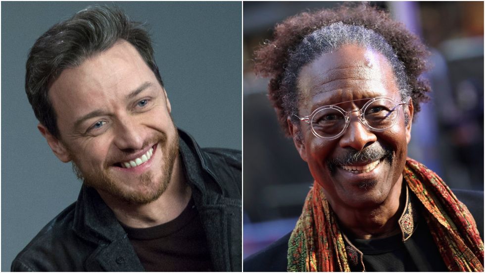 James McAvoy and Clarke Peters