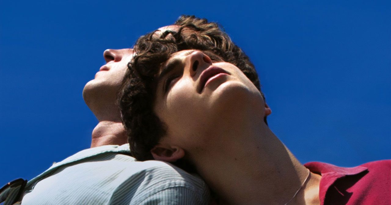 Call Me By Your Name poster Armie Hammer and Timothée Chalamet