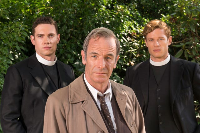 James Norton, Tom Brittney, Robson Green, Grantchester, New Clergyman