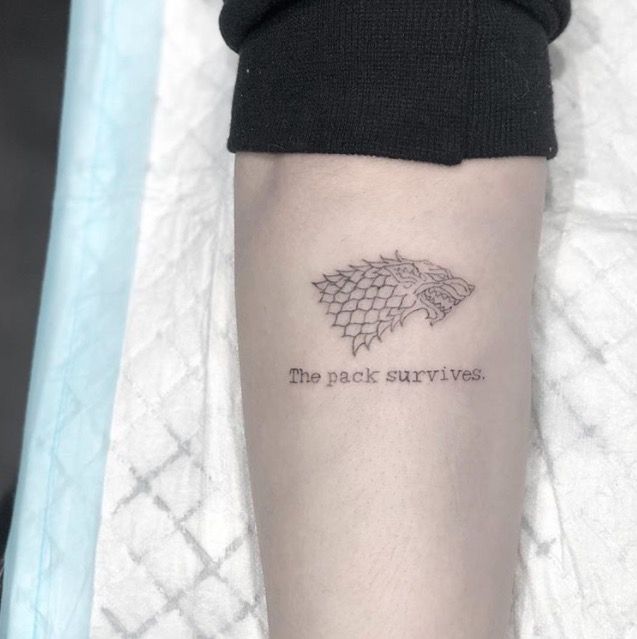 34 Best Game Of Thrones Tribute Tattoos  TattooBlend