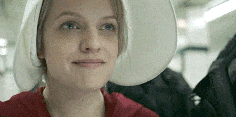 The Handmaid's Tale - happy Offred [gif]