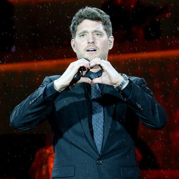 Michael Buble performs at the British Summer Time festival in Hyde Park