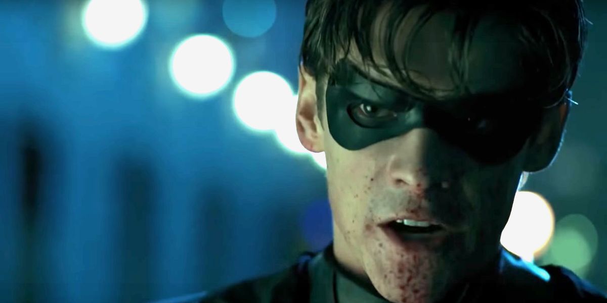 Titans star reacts to fan obsession with Nightwing's butt