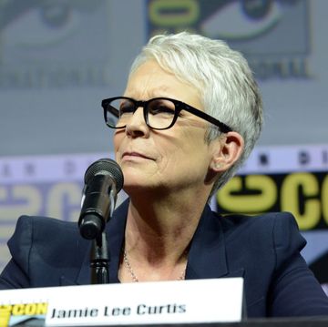 jamie lee curtis at comic con 2018