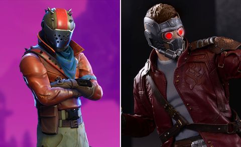rust lord or is it star lord from guardians of the galaxy - fortnite rust lord figure