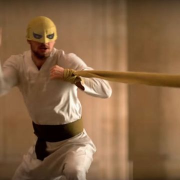 Danny Rand with a yellow mask in Iron First season two teaser