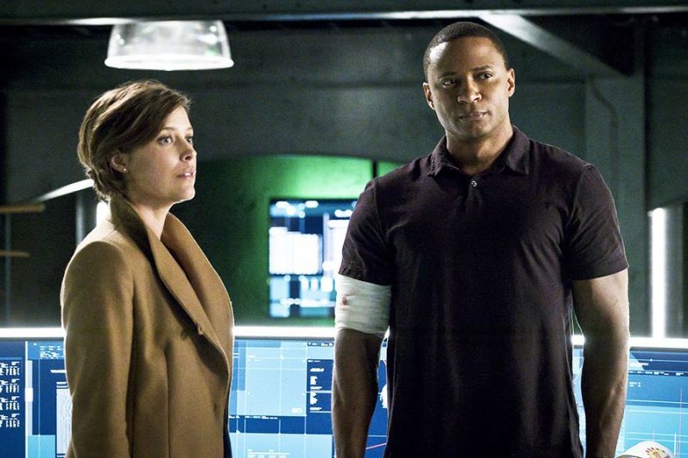 lyla and diggle in arrow