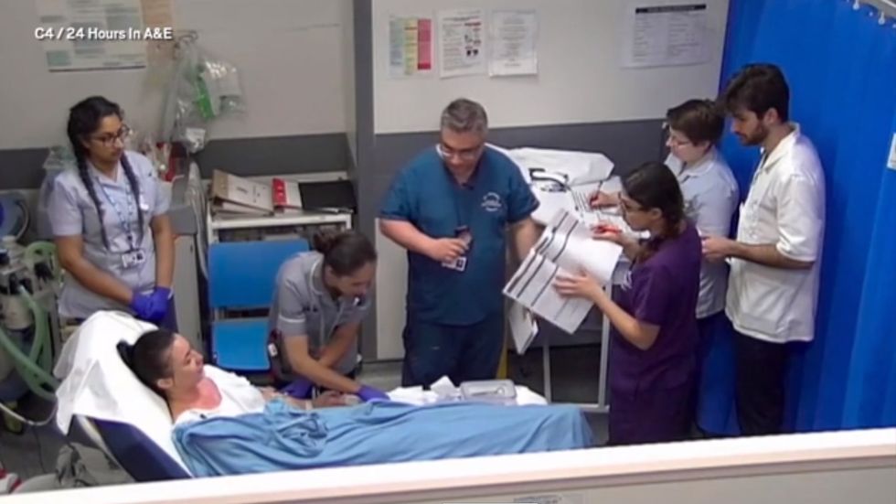 24 Hours In Aande Nurse Suffers Horrific Burns After Patient Throws