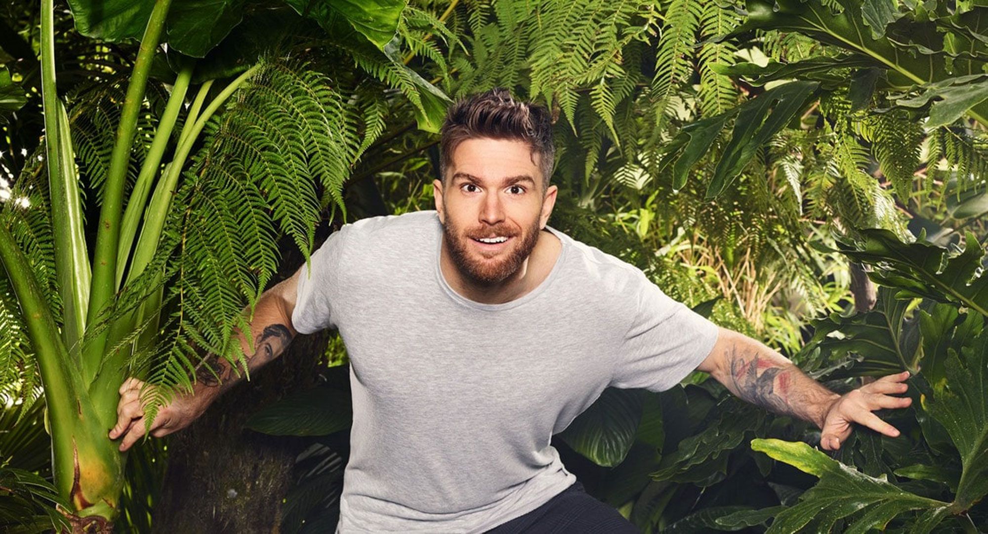 I'm a Celebrity: Extra Camp host Joel Dommett reveals the security guards  dress as bushes to stop celebs escaping