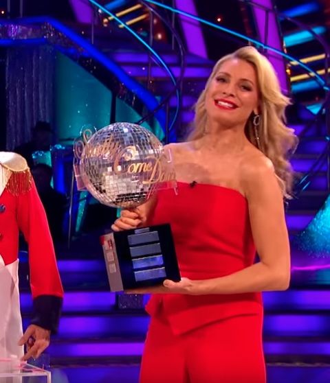 tess daly, strictly come dancing, glitterball, strictly trophy