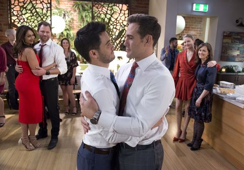 Neighbours spoilers – Matt Wilson reveals David and Aaron wedding gossip