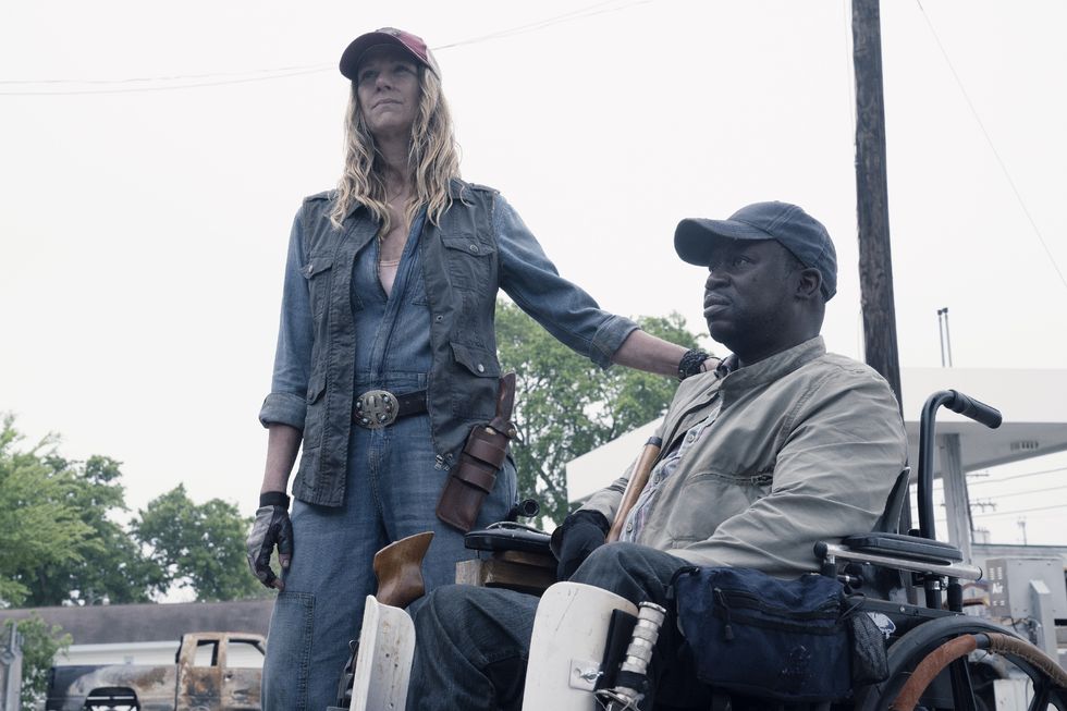 Sarah and Wendell, Fear the Walking Dead S4E11