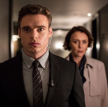 richard madden and keeley hawes in bodyguard 1x03