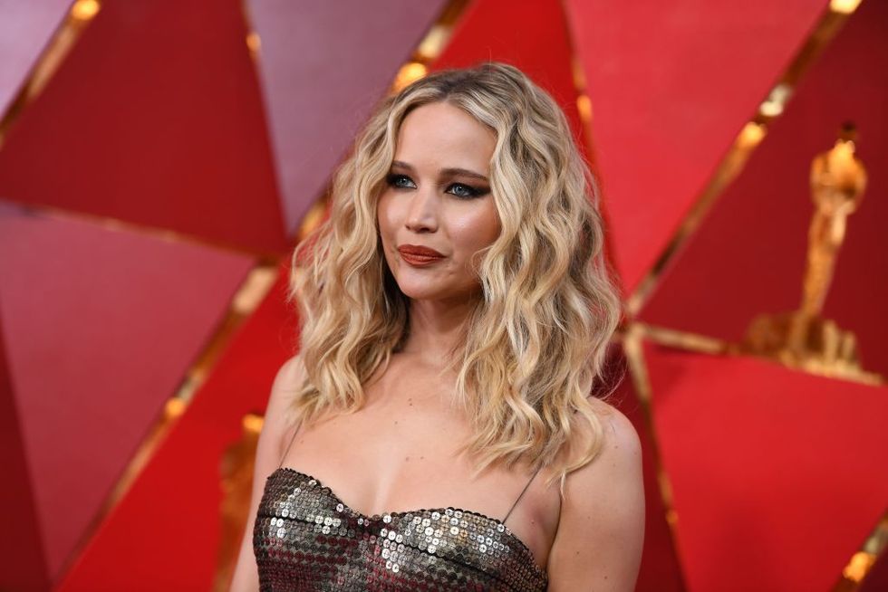 Jennifer Lawrence arrives for the 90th Annual Academy Awards on March 4, 2018