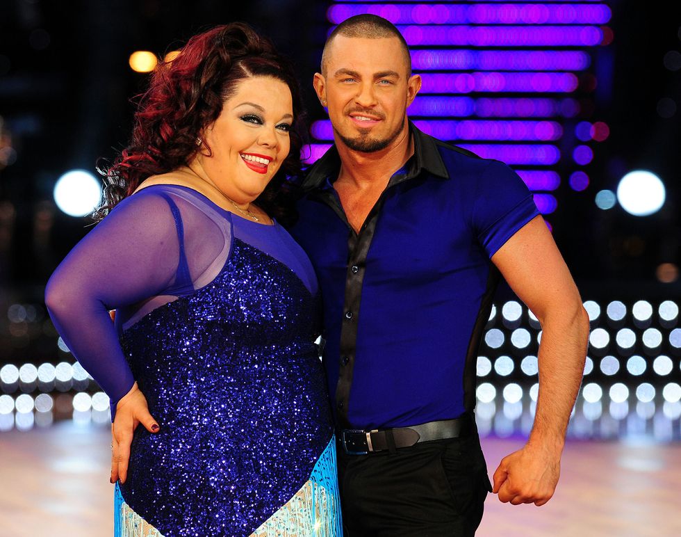 Lisa Riley and Robin Windsor on Strictly