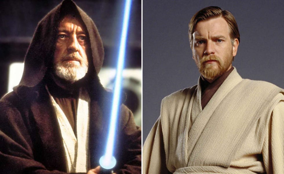 obi wan kenobi, alec guinness, ewan mcgregor, recastings