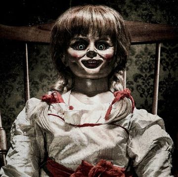 Annabelle doll from the movie poster - Conjuring series