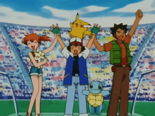 Pokemon Posters | Pokemon Ash's team Poster | Anime Posters