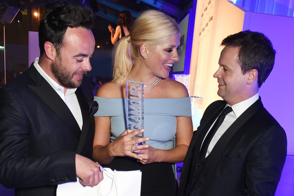 Ant McPartlin, Holly Willoughby and Declan Donnelly, 2017 GLAMOUR Women of the Year Awards