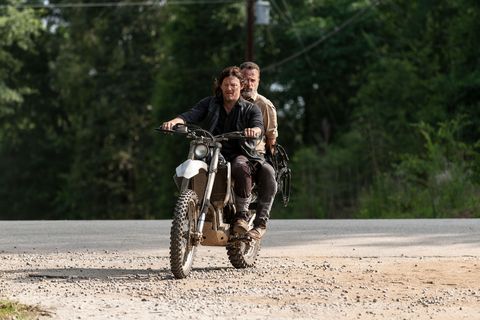 The Walking Dead, Daryl, Rick on motorbike, season 9 episode 1, Norman Reedus, Andrew Lincoln