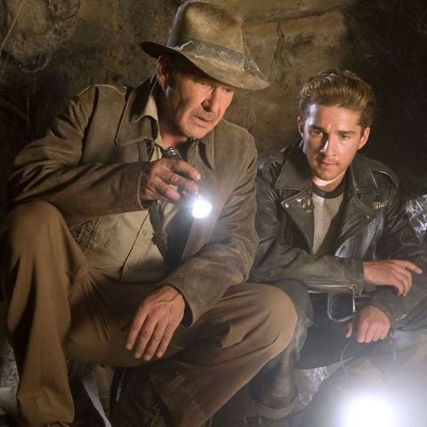 harrison ford and shia labeouf in indiana jones and the kingdom of the crystal skull