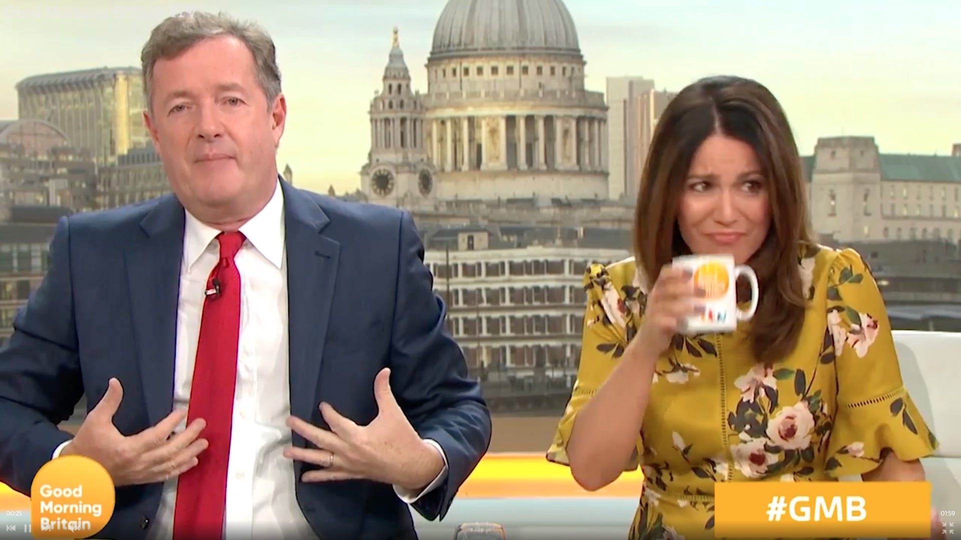 Gmb Guest Calls Piers Morgan Fat In Obesity Debate