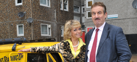 sue holderness and john challis attend the gold nelson mandela house launch, celebrating only fools at 30 on gold on august 23, 2011 in london, england