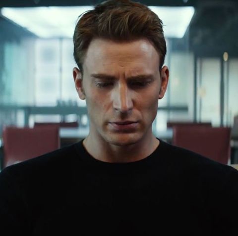 Chris Evans as Steve Rogers in Captain America Civil War