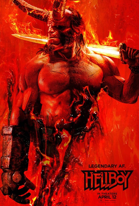 hellboy 3 movie poster 2019 nycc special tease panel