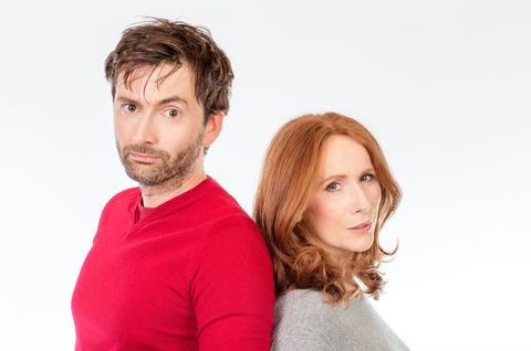 David Tennant and Catherine Tate at Big Finish Doctor Who recording