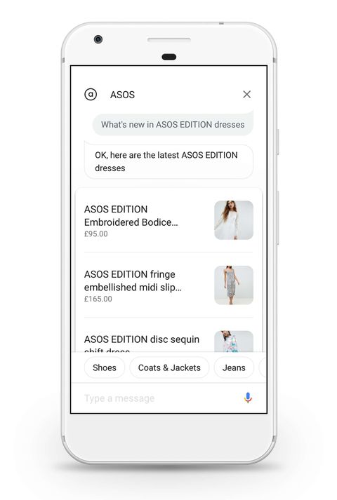 ENKI, ASOS, Shopping Assistant, Google