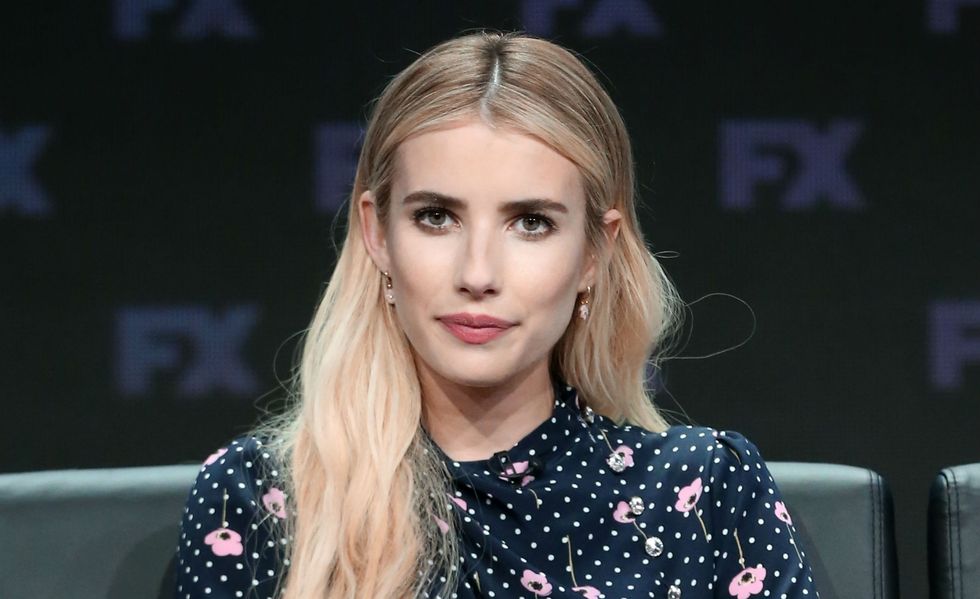 emma roberts at the 'american horror story apocalypse' panel, 2018