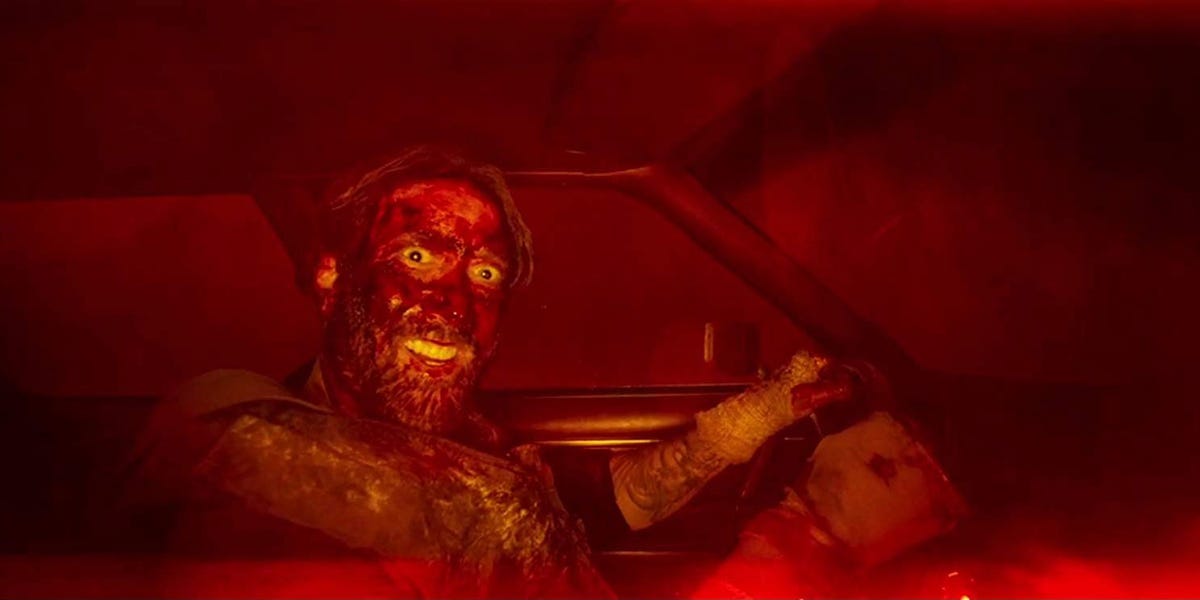 Nicolas Cage's Mandy explained - from the Black Skulls to The Chemist