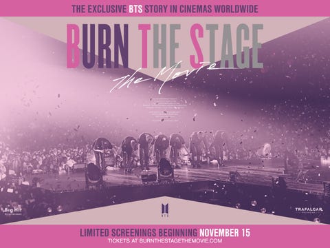 bts drop trailer for burn the stage movie