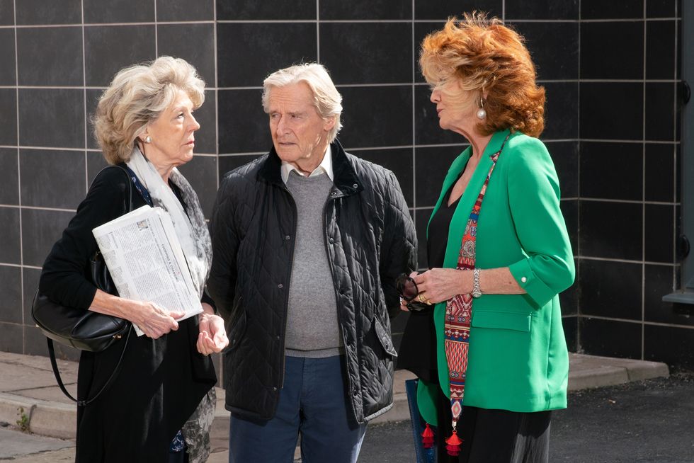Audrey Roberts is furious over Ken Barlow and Claudia Colby's antics in Coronation Street