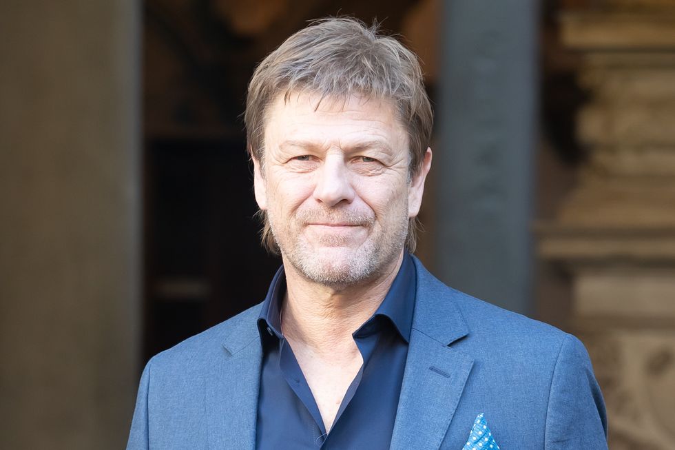 sean bean attends the medici the magnificent press conference in florence