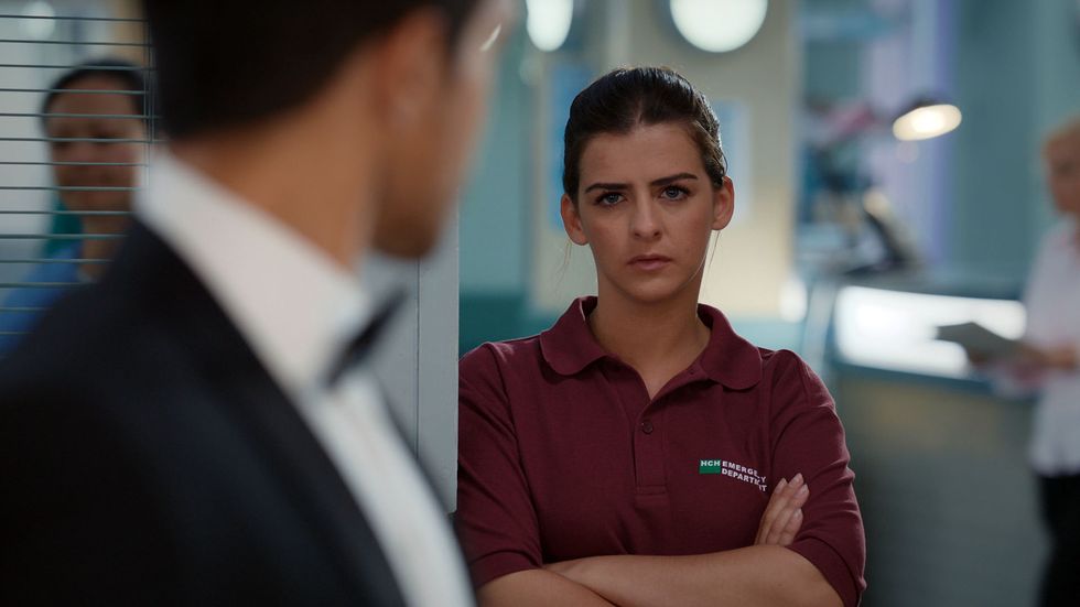 Casualty airs Gem Dean's final scenes as Rebecca Ryan bows out