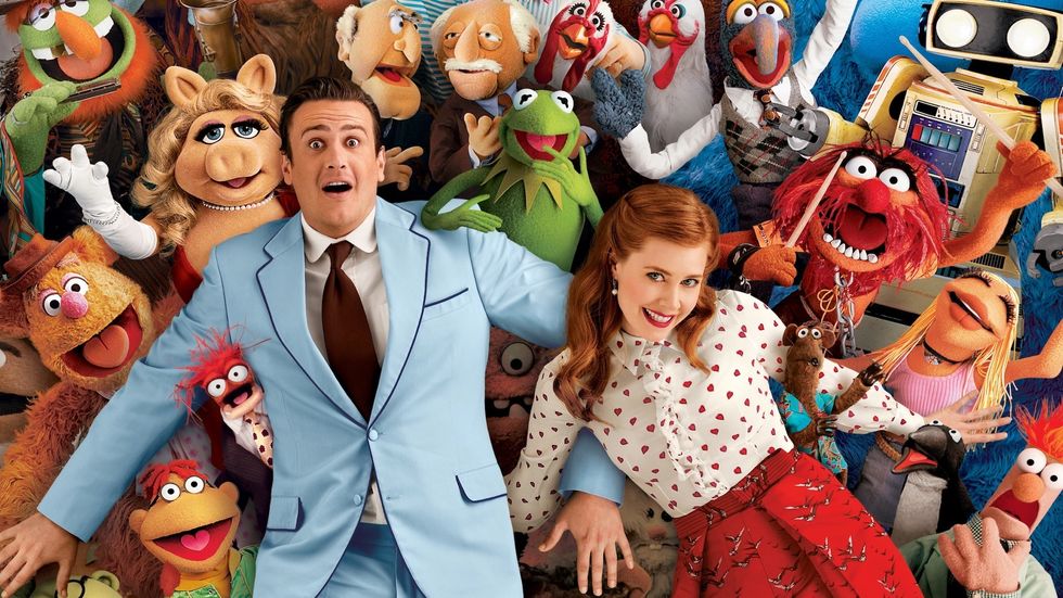Amy Adams and Jason Segel in The Muppets (2011)