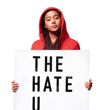 Amandla Stenberg on The Hate U Give poster