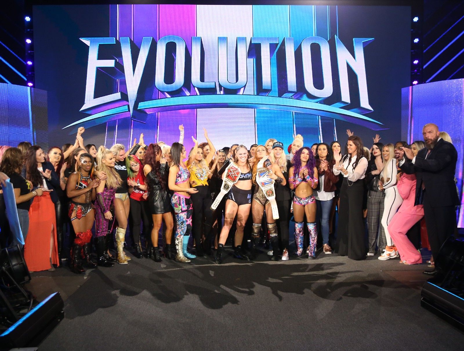 Wwe evolution hot sale ppv